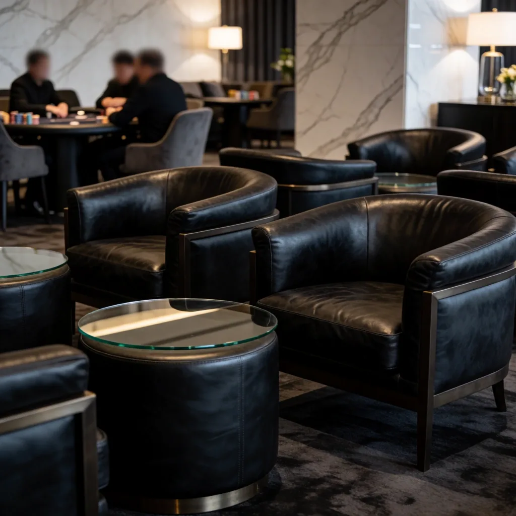 Private area and lounge corner